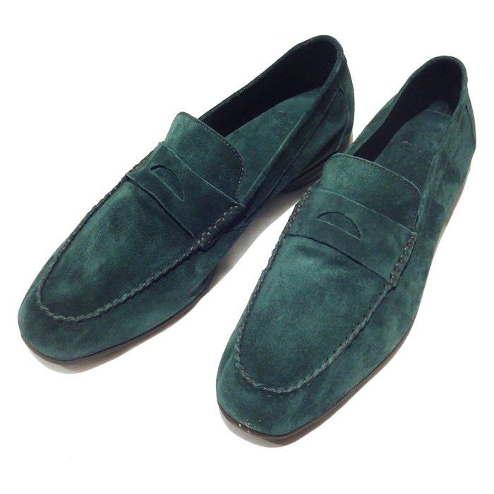 DI MELLA ディメッラ スエードスリッポン ラバーソール コイン