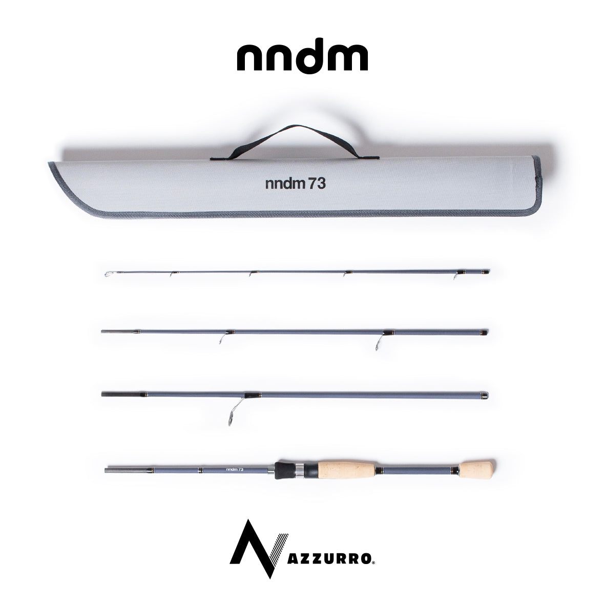 nndm 73 ミディアムグレー コンパクトロッド スピニングリールタイプ