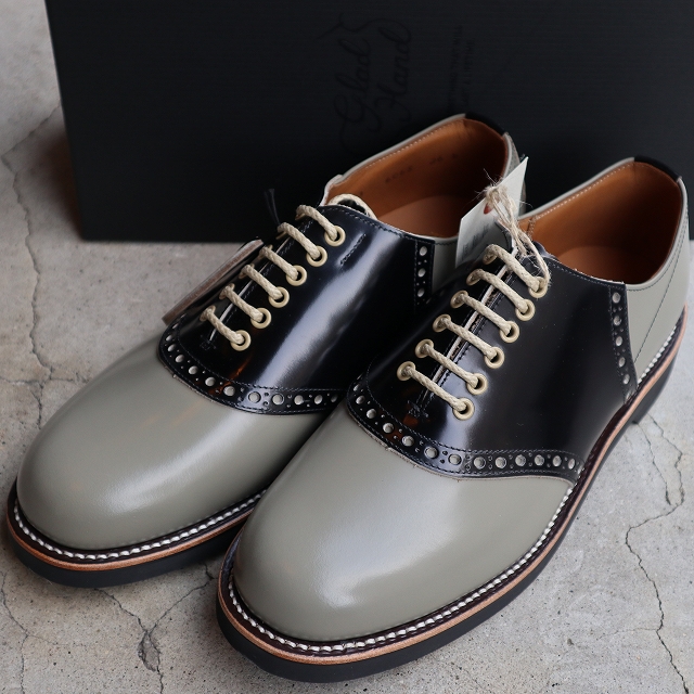 GladHand,グラッドハンド×REGAL,リーガル コラボ サドルシューズ Gray