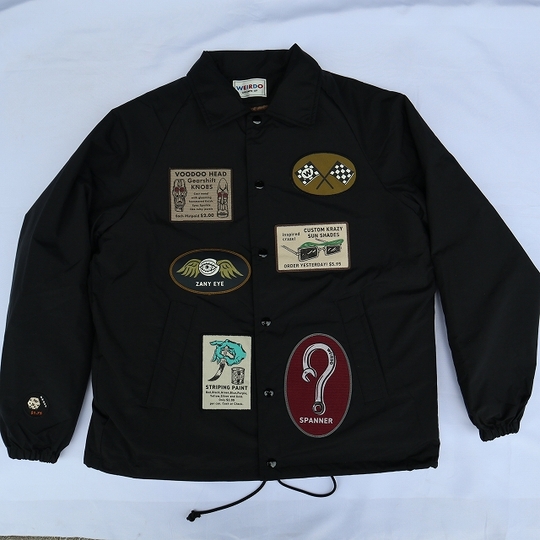 WEIRDO ウィアード MAIL ORDER COACH JACKET Black 商品詳細 愛知県