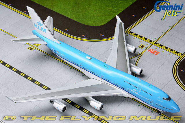 747-400 1:400 Diecast Model - GeminiJets GJ-GJKLM1592 - $48.95