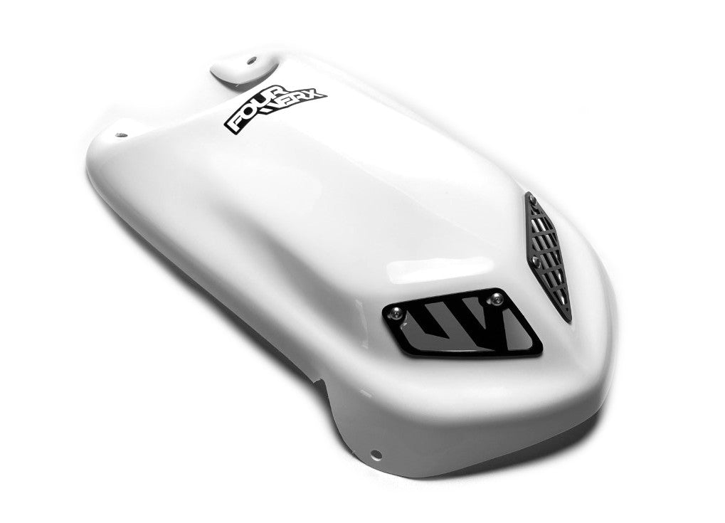 HONDA TRX90 A21 WHITE PLASTIC HOOD (2006+) – FourWerx Carbon