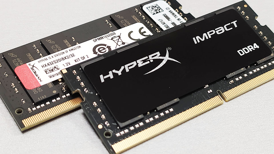 HyperX Impact 32GB DDR4-3200 SODIMM Laptop Memory Review - Funky Kit
