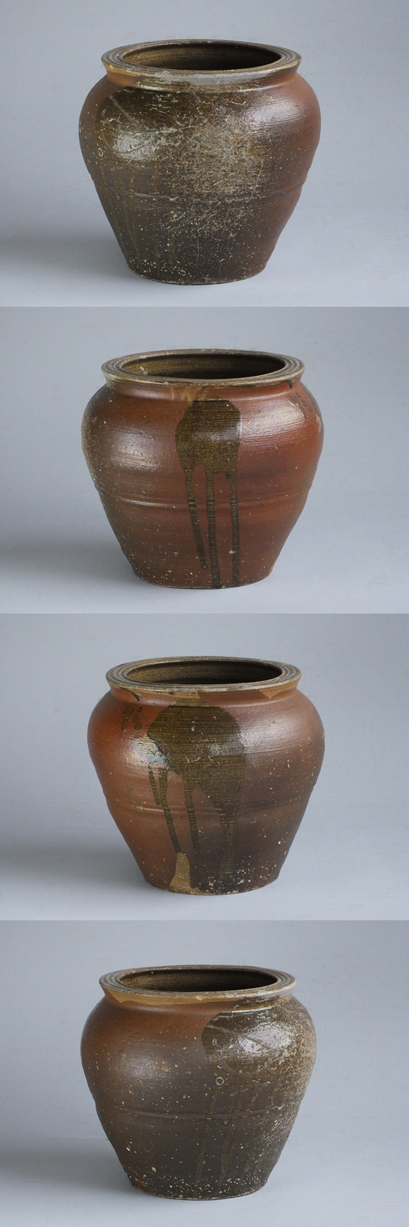 古童 - 丹波 赤土部釉 窯変 水屋甕 | 古美術品専門サイト fufufufu.com