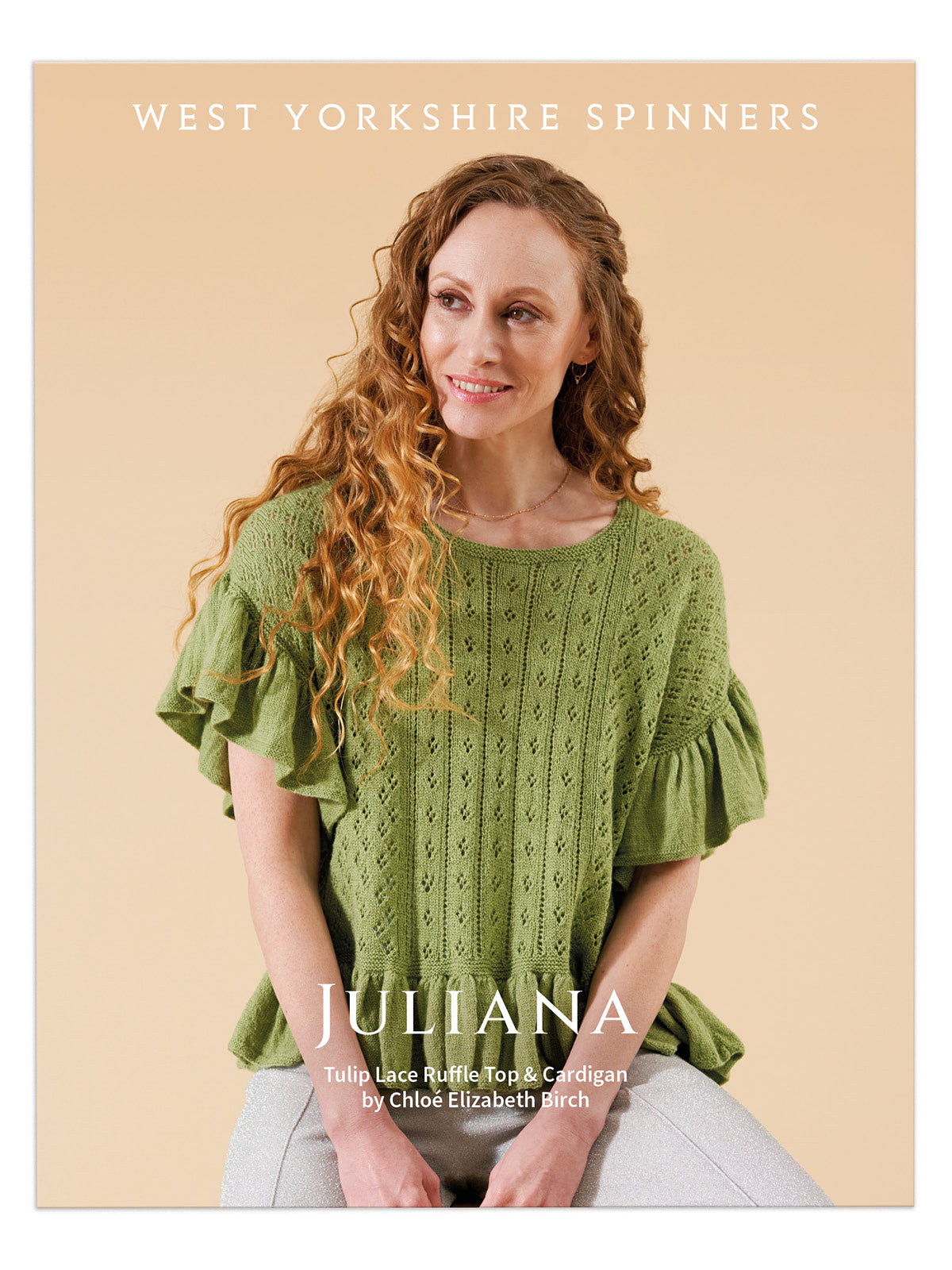 Juliana - Tulip Lace Ruffle Cardigan & Top Pattern by Chloé