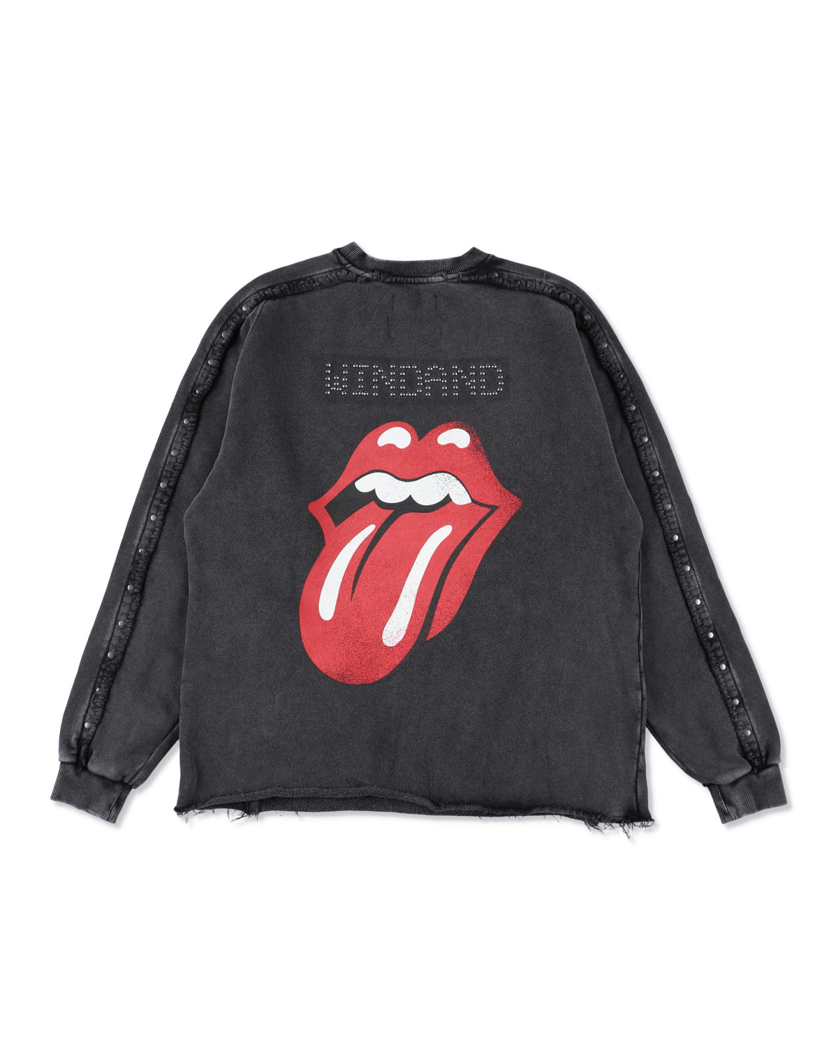 The Rolling Stones x WDS Studs＆Rhine Stones Crewneck Sweatshirt