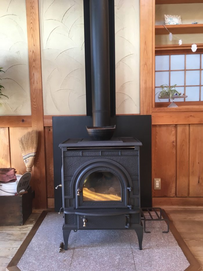 薪ストーブ遮熱板火災予防折り畳み式ヒートシールド