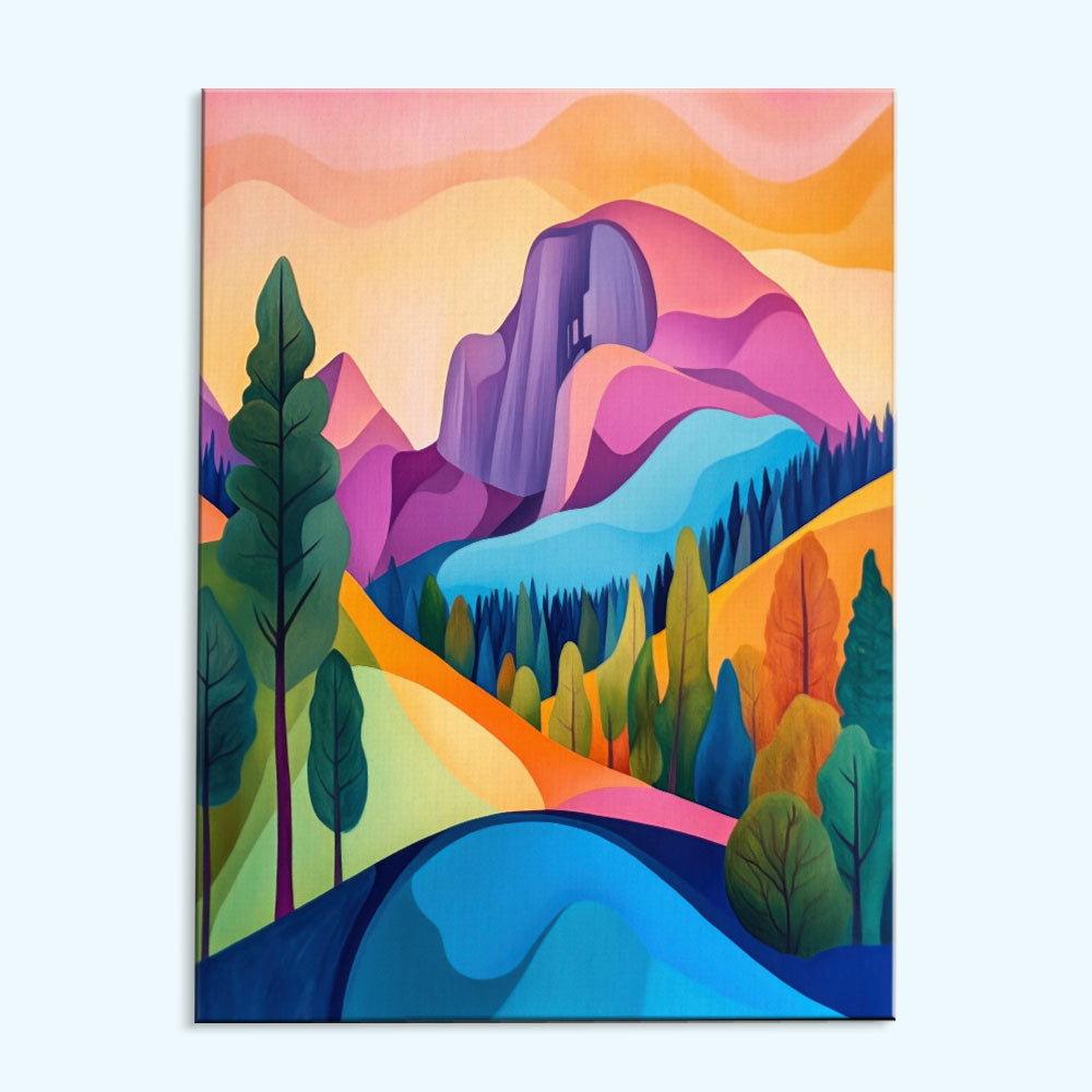 Serenity Peak | Paint by Numbers Kit – Wander Painting