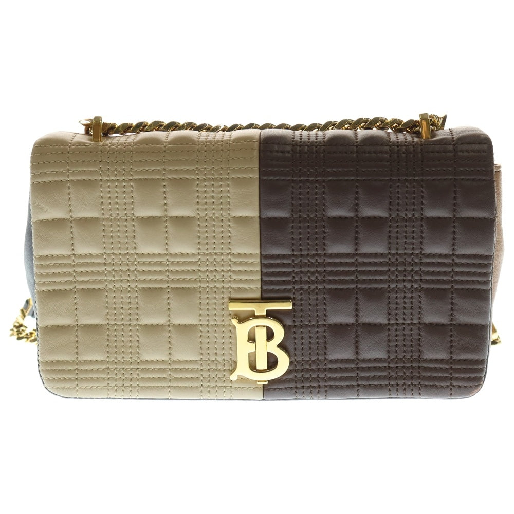 BURBERRY(バーバリー) ローラ TBロゴプレート キルティング レザー