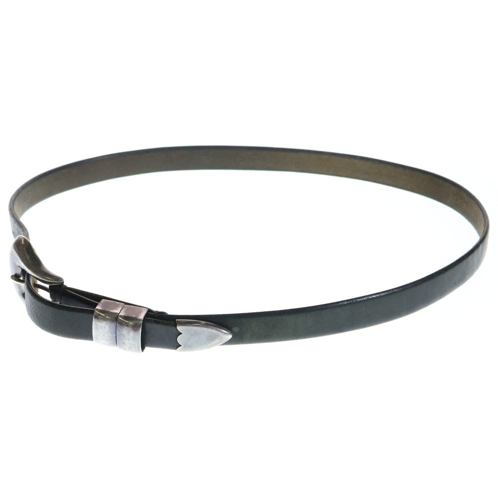 goro's(ゴローズ) プレーン4点式ベルト ブラック