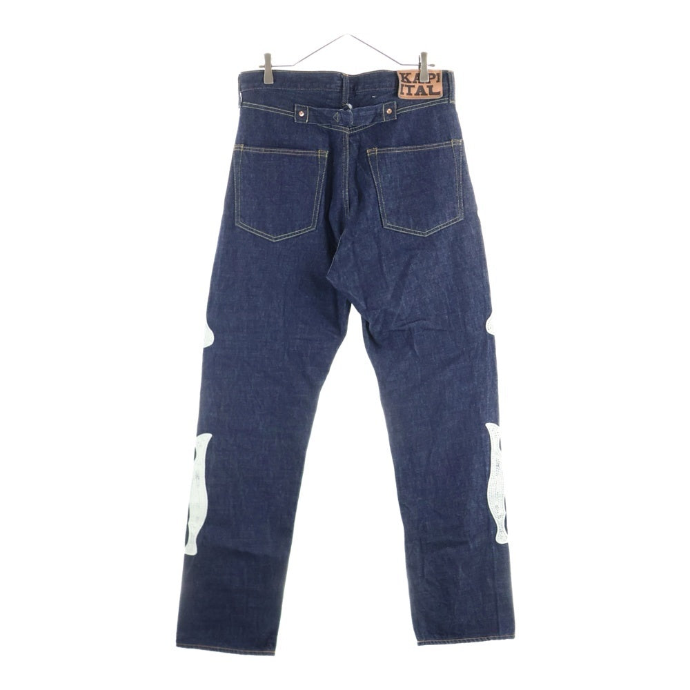 KAPITAL(キャピタル) 14oz Black Denim MEXICAN TUXEDO ボーン刺繍