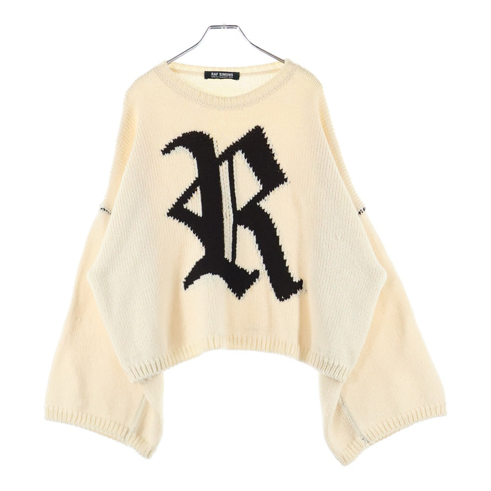 RAF SIMONS(ラフシモンズ) 23SS BULKY KNIT SWEATER WITH R JACQUARD