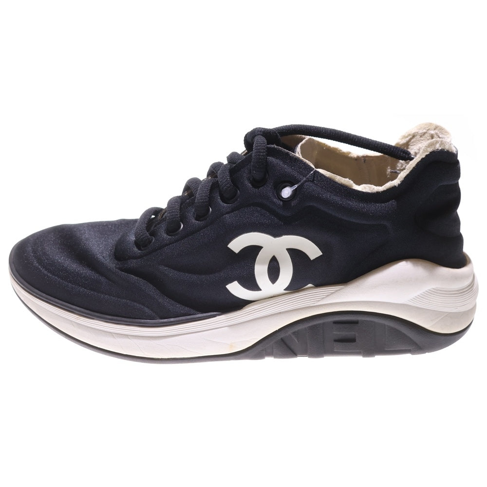 CHANEL(シャネル) ココマーク ナイロン レースアップ ローカット