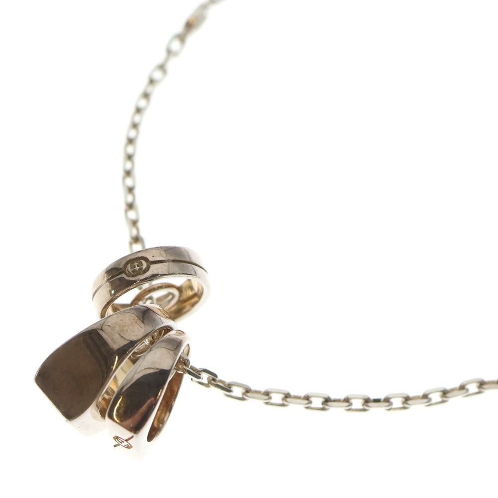 GUCCI(グッチ) インターロッキングG リングチャームネックレス Ag925