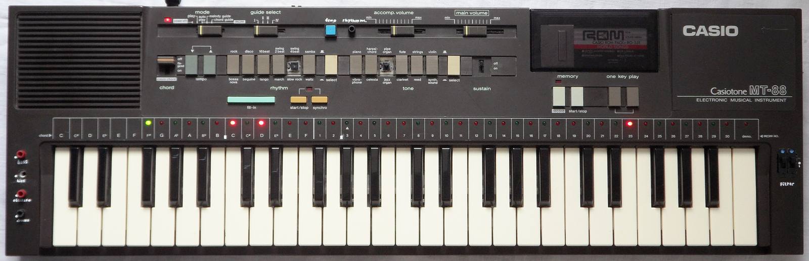 Casio MT-88, CT-805, PT-100, MT-28, PT-180 [MT-88 hardware]