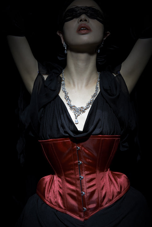 PCWピュアワンコルセットワークス//アンダーバストコルセット 砂時計型