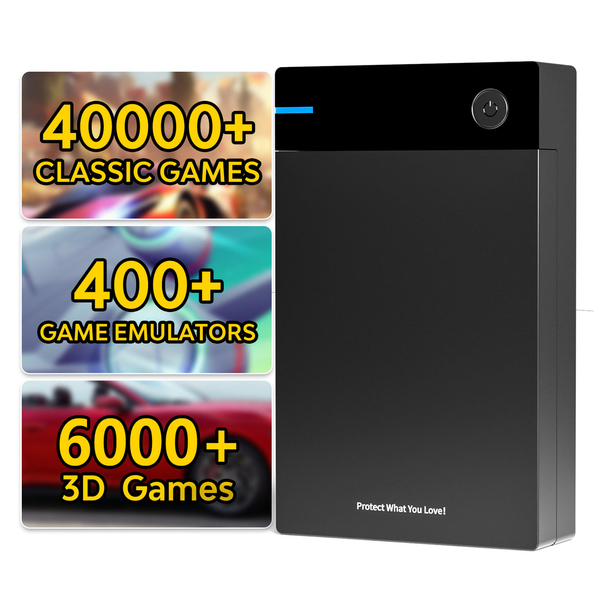 Kinhank 12TB HDD ハードディスクドライブ、Hyperspin レトロゲーム機