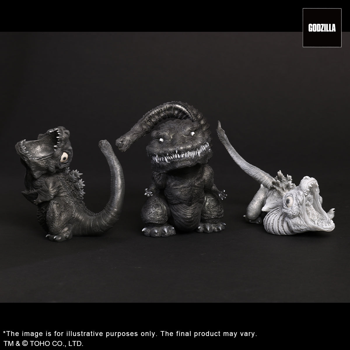 DefoReal Series Godzilla(2016) 3 Forms Set ORTHOchromatic Ver. – X