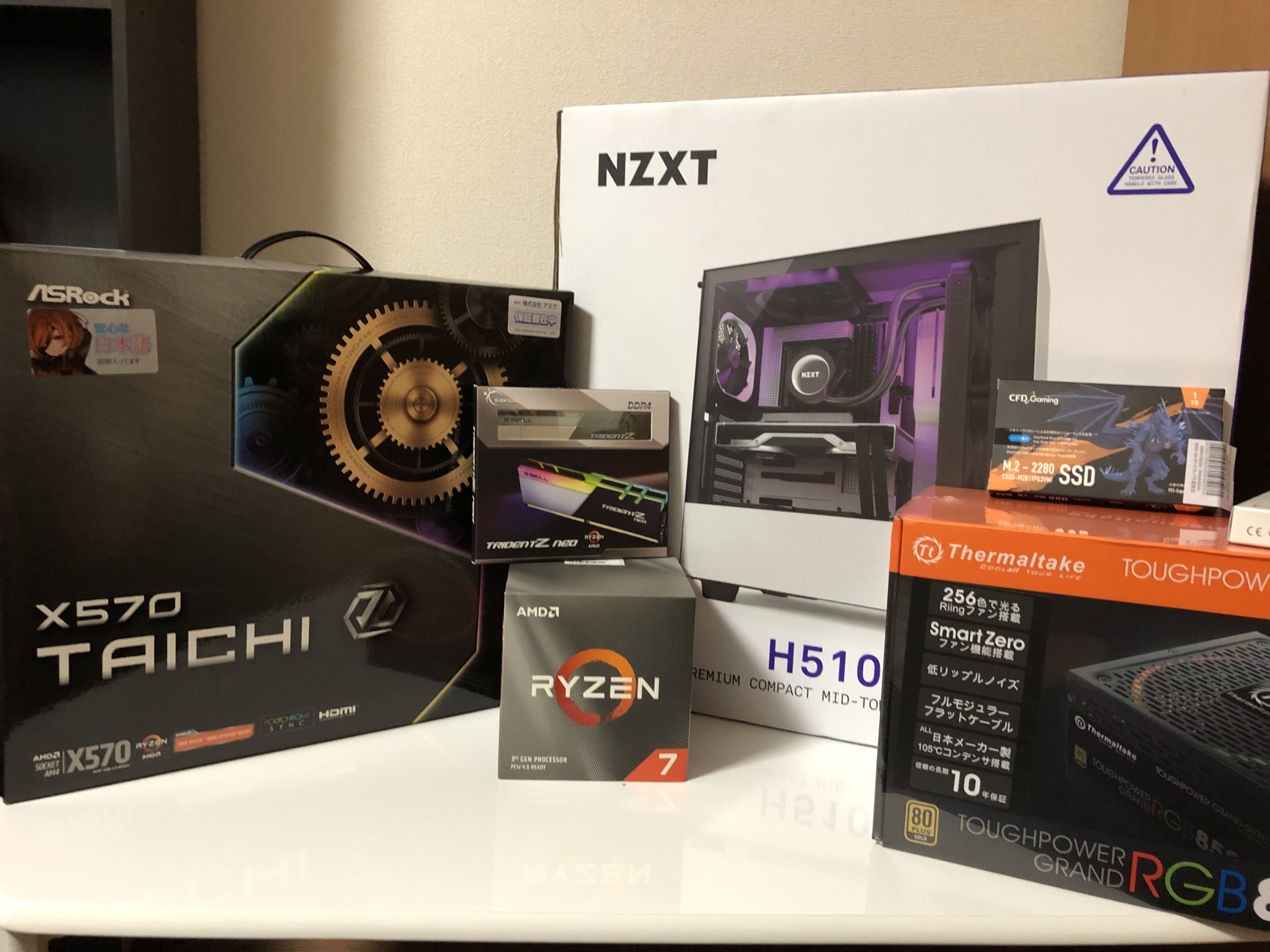Ryzen 7 3700X + RX 5700XTで自作PCを組んでみた | Yukiblo.