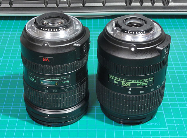 横着ズームレンズの買い替えニコンレンズAF-S DX 18-300mm f/3.5-6.3G