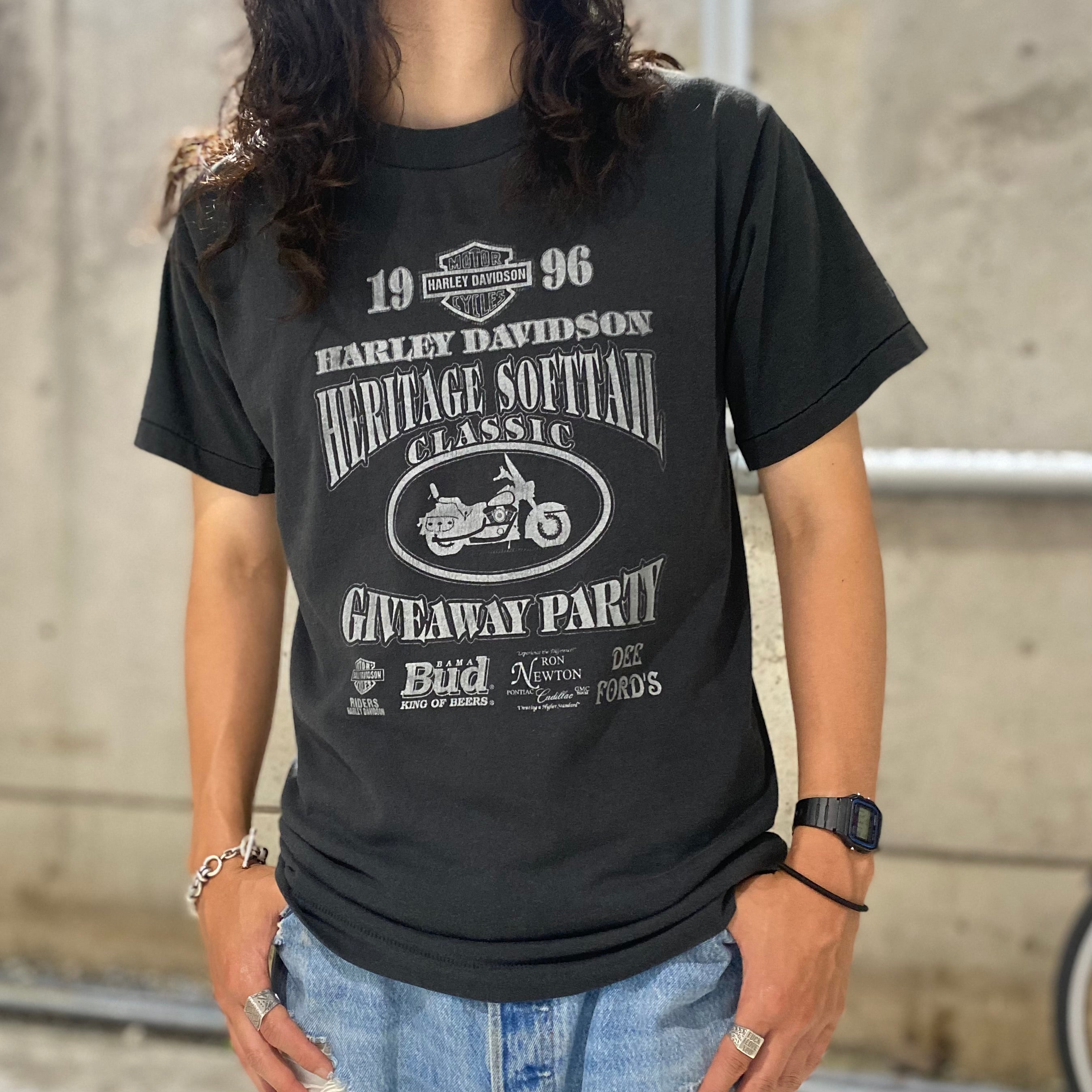 古着Tシャツ】企業 90's 1996年 Harley-Davidson