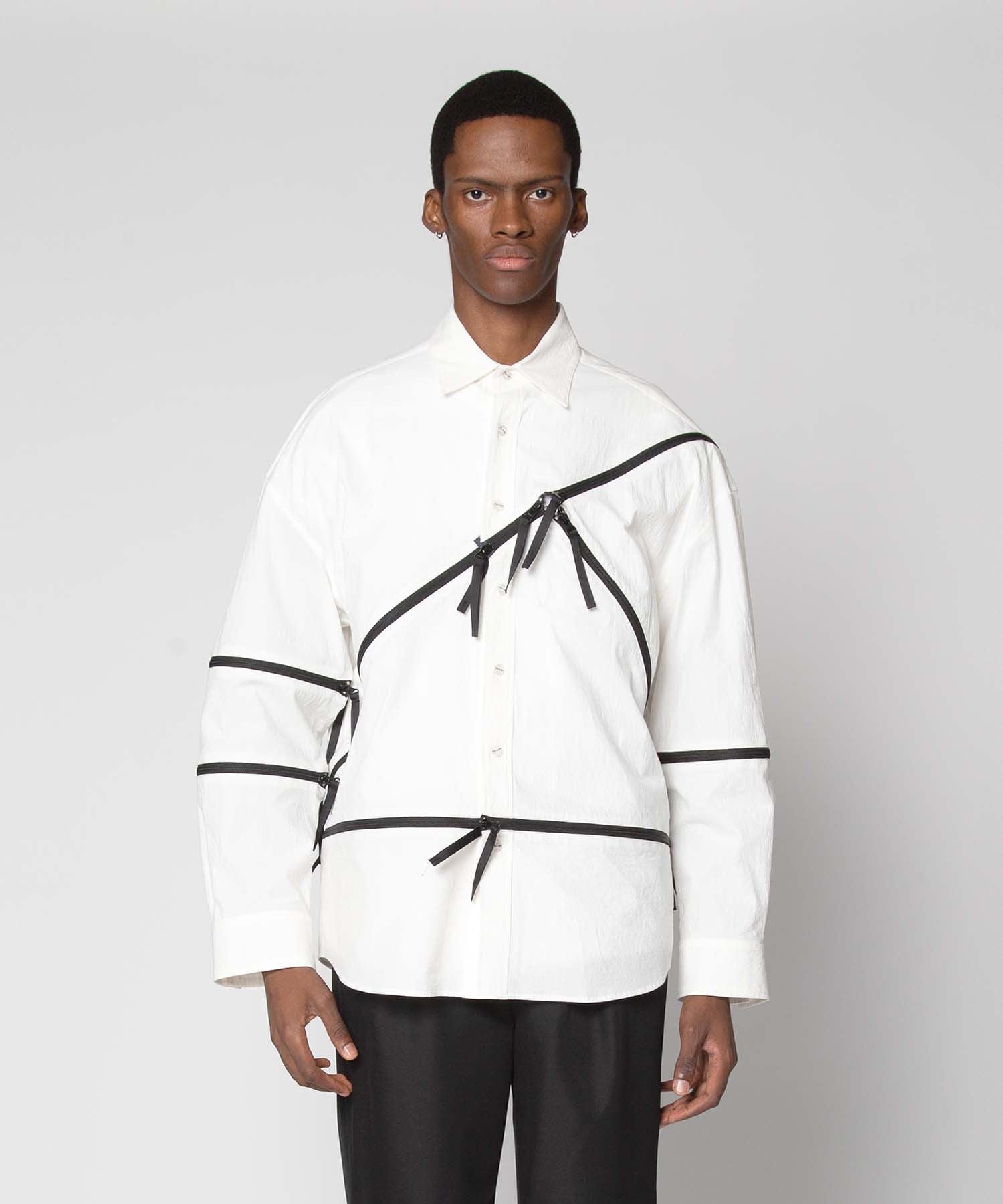 ZIP LINE L/S SHIRT｜yoshiokubo(ヨシオクボ)公式通販｜