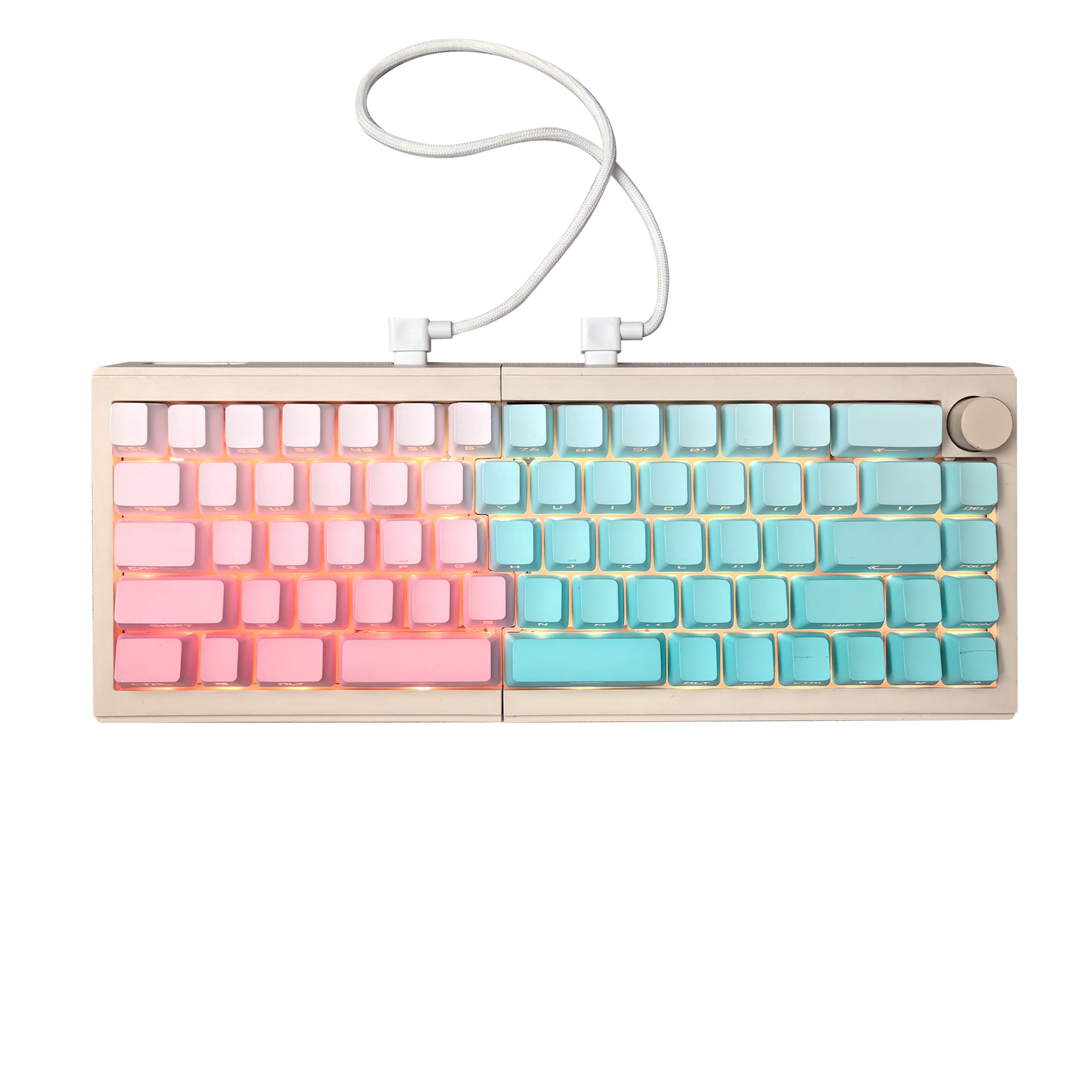 ST68 分割キーボード コンパクトな 60% 人間工学設計、CNC クラフト