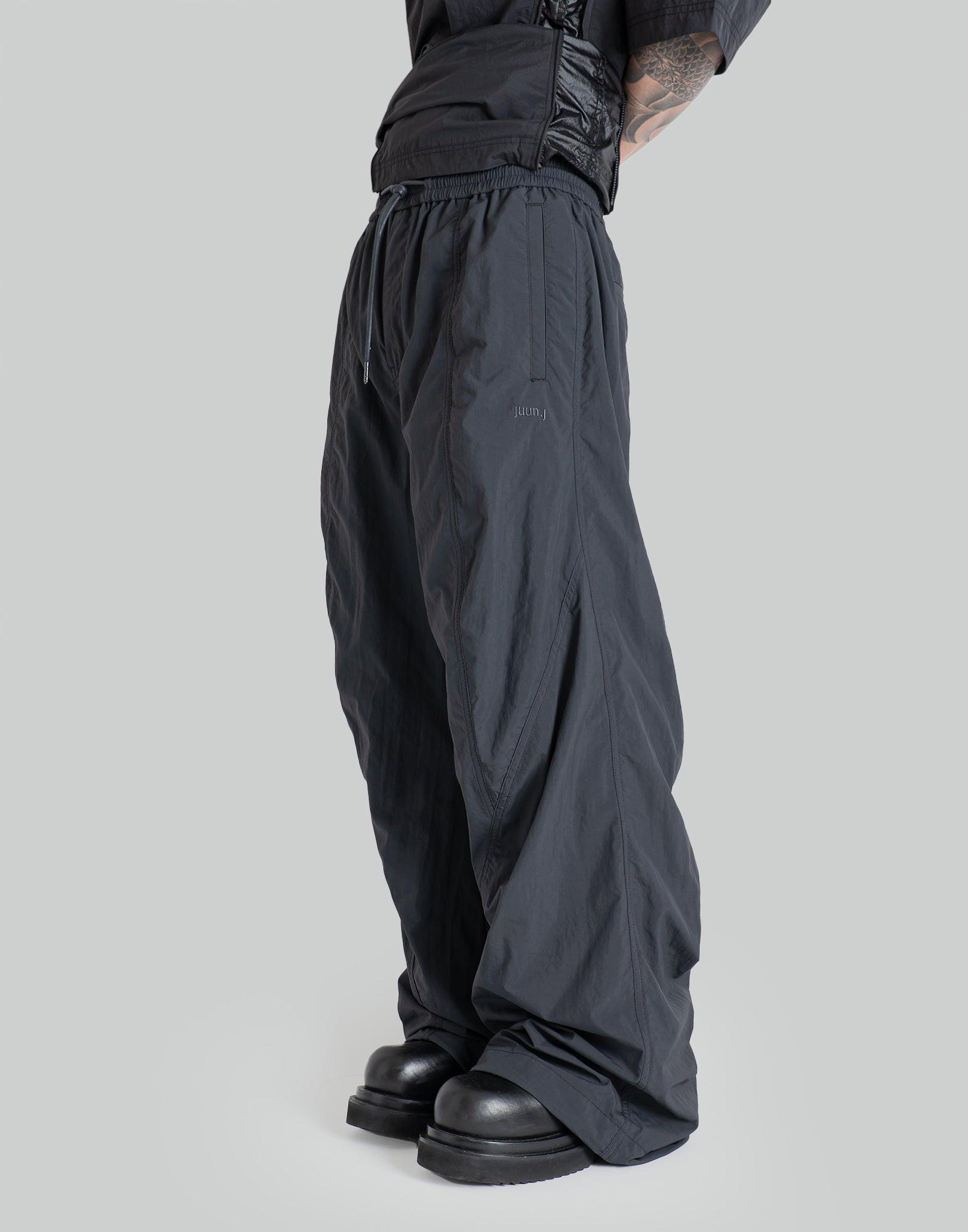 Juun.J NYLON FRONT SEAM PANTS – 082plus