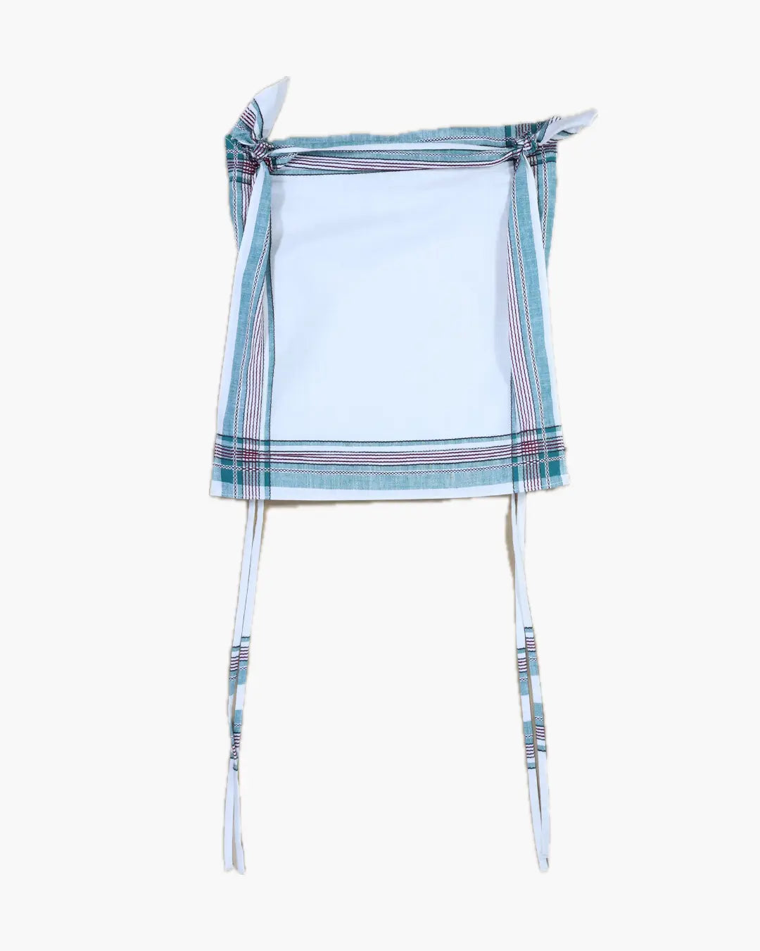 FUMIKA UCHIDA / HANDKERCHIEF BIB TOP / GREEN PLAID - 601 | – 601