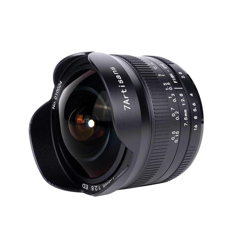 7Artisans 7.5mm f/2.8 fisheye lens Mark II for only 139USD