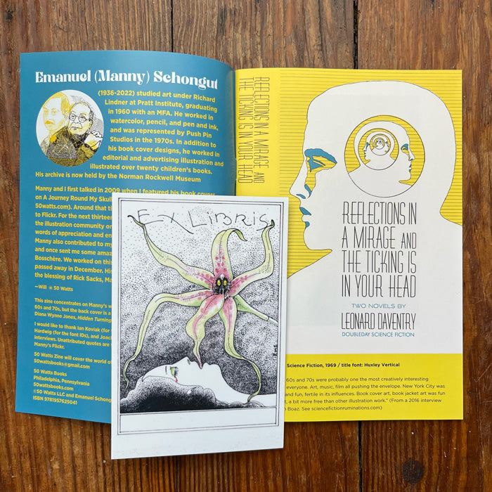 50 Watts Zine | Book Covers by Emanuel Schongut | 50 Watts Books