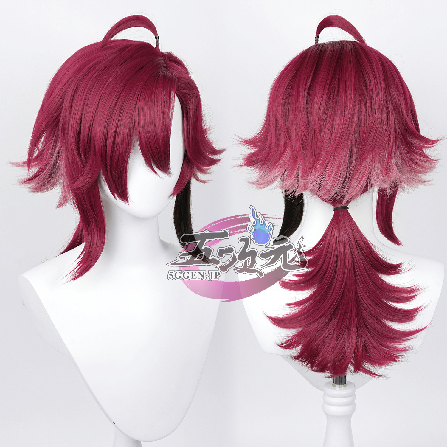 五次元 原神 コスプレ 鹿野院平蔵 しかのいんへいぞう ウィッグ