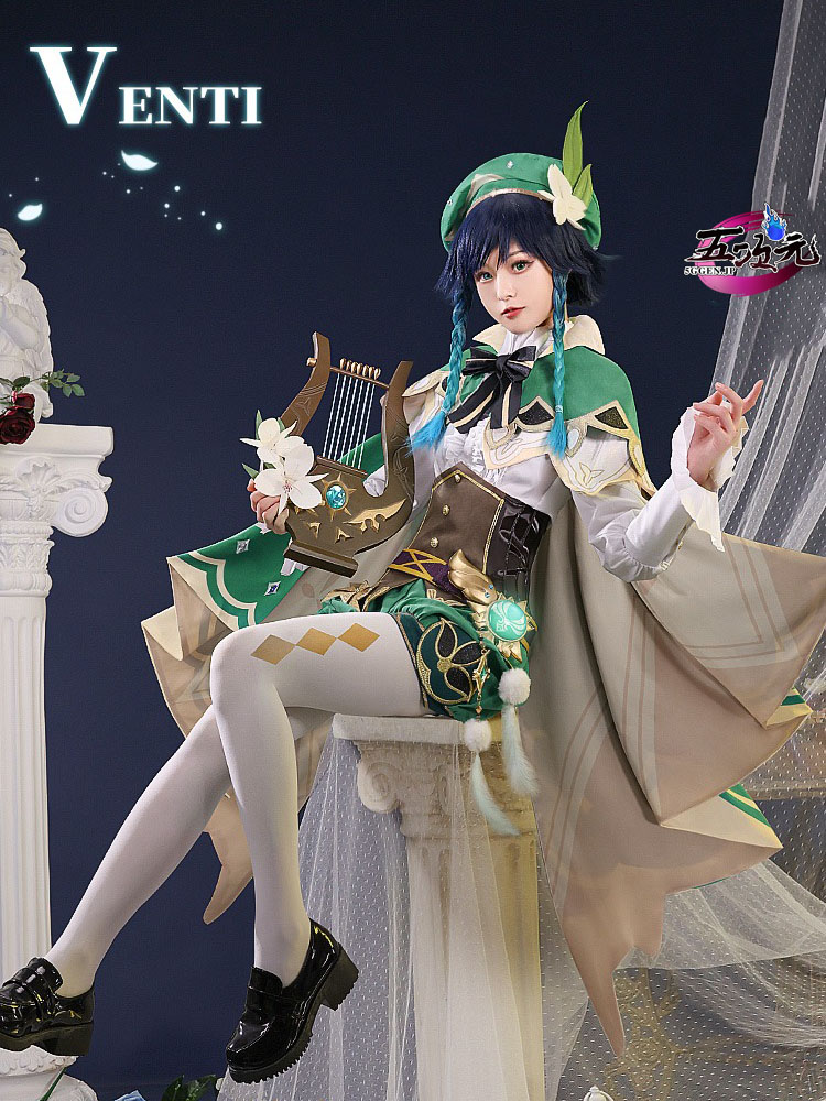 三分妄想 原神 コスプレ ウェンティ 衣装 リニューアルVer