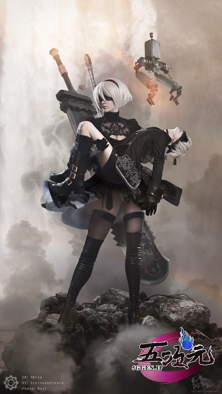 三分妄想 NieR Automata ニーア オートマタ コスプレ 2B ヨルハ二号B型