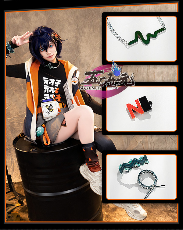 五次元 基萌 ゼンレスゾーンゼロ コスプレ 繩匠鈴 リン 女主人公 衣装