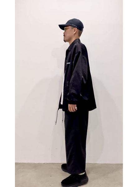 COOTIE / R/C Satin Coach Jacket -Black- | 80-HACHIMARU-