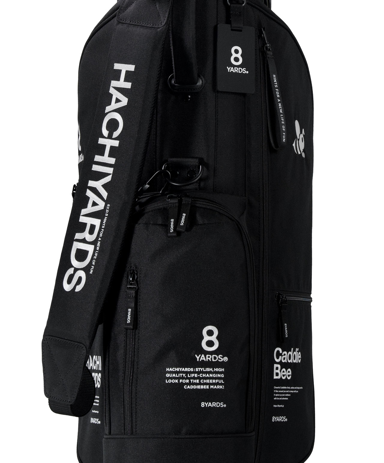 8YARDS / CaddieBag STAND | Black