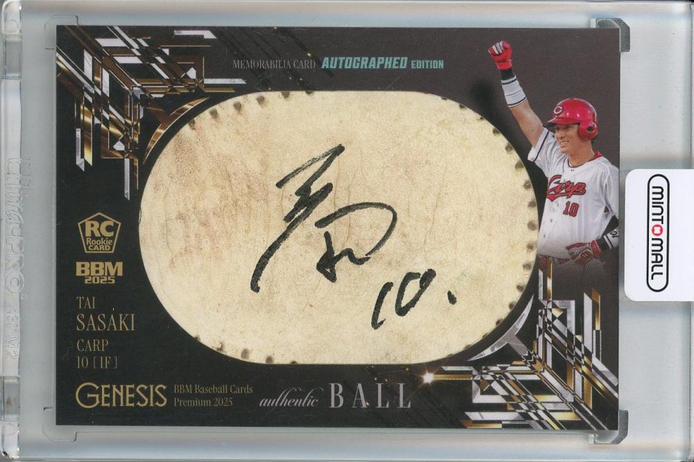 ミントモール / MINT 池袋店 / 2025 BBM GENESIS 佐々木泰 直筆サイン