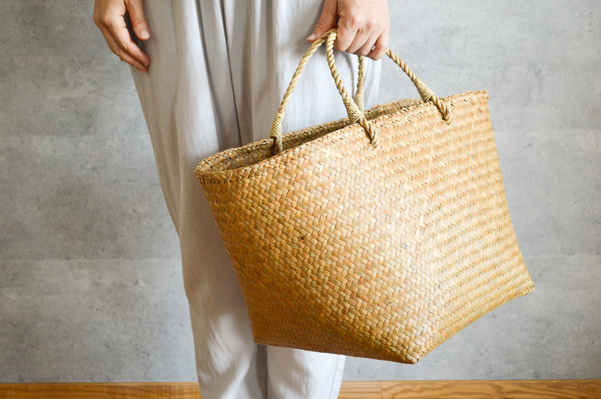 カチュー角底バッグ 収納もおでかけも｜市川籠店 – 市川籠店 | 1basketry