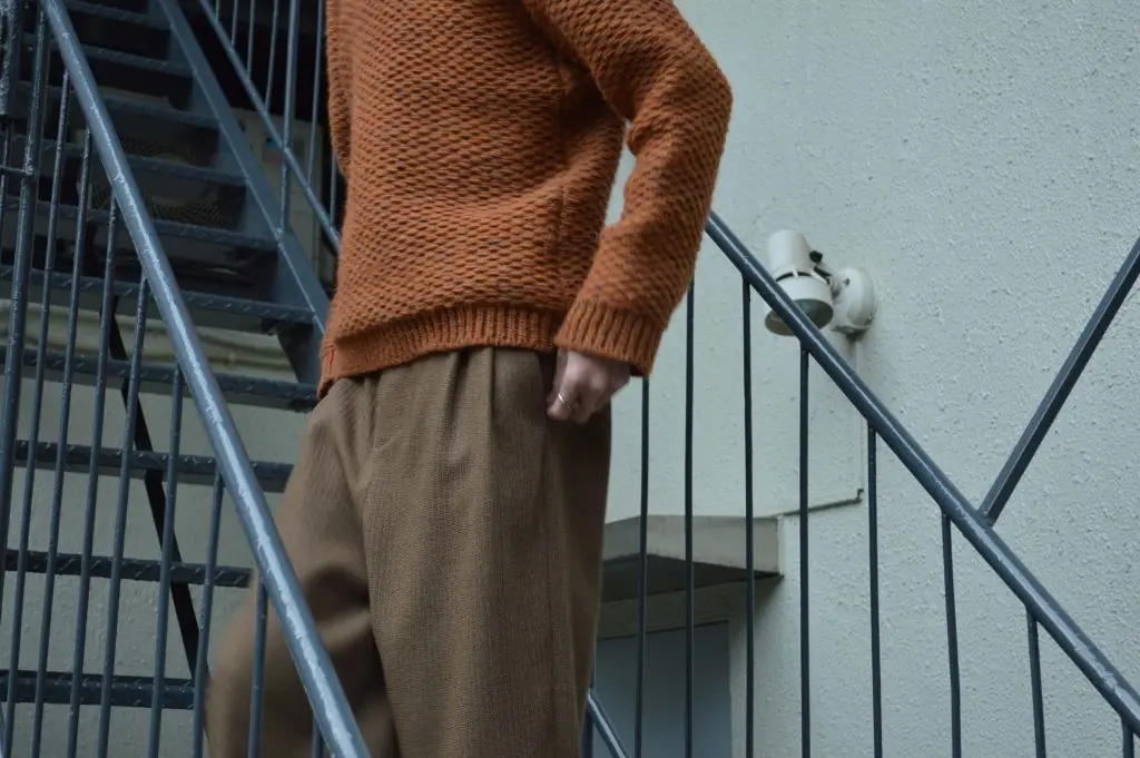 FRANK LEDER – SHEEP WOOL HAND KNIT – - 1LDK AOYAMA