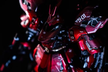 ガンプラ：後編】MSN-04 SAZABIサザビーをメタリックキャンディー塗装