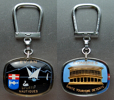 ブルボンキーホルダー EVIAN Sports エビアン