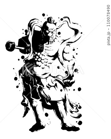 金剛力士像阿形のイラスト素材 - PIXTA