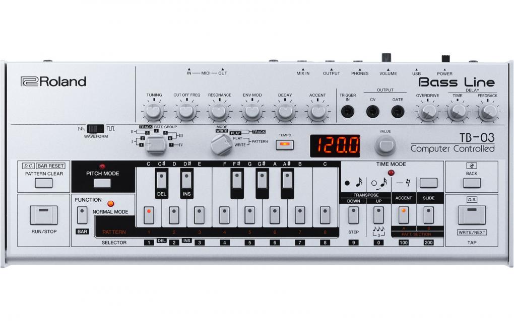 TB-03 : 名機復活！TB-303 が Roland Boutique で登場 | WAVEFORM LAB