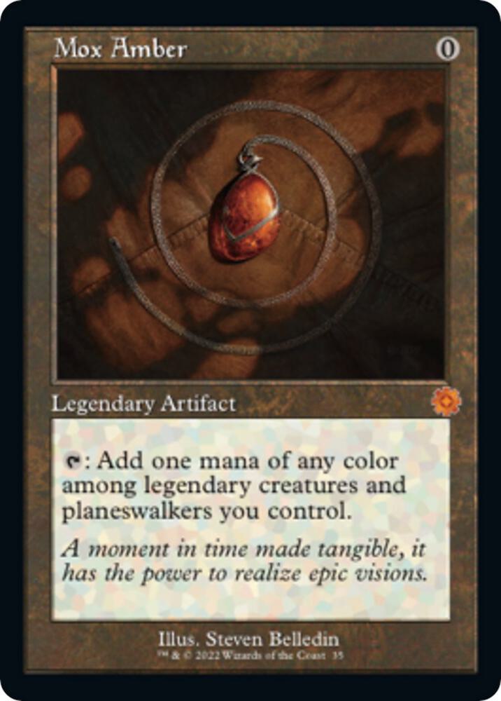 Mox Amber - The Brothers' War: Retro Frame Artifacts - Magic: The