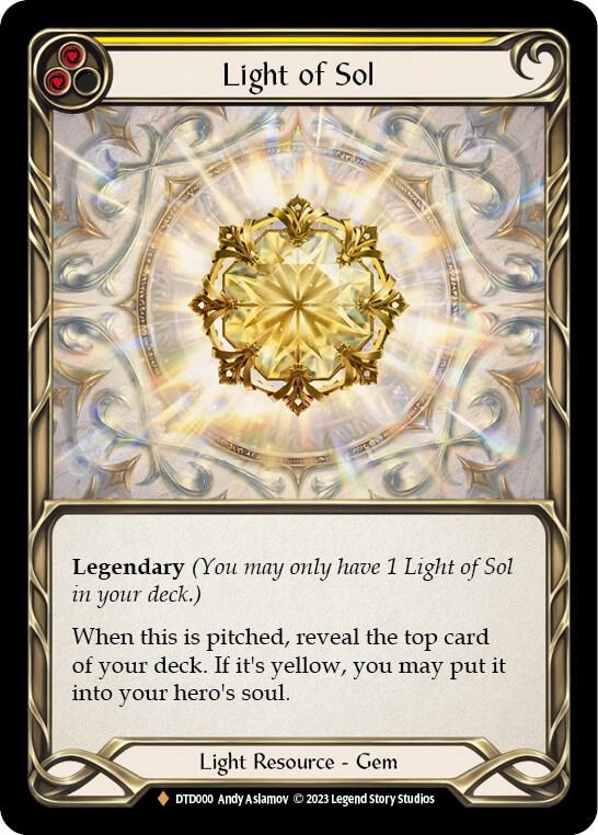 Light of Sol - Dusk till Dawn - Flesh and Blood TCG - TCGplayer.com