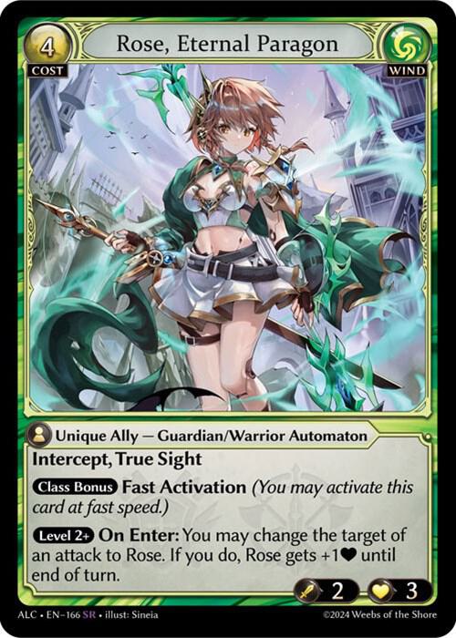 Rose, Eternal Paragon - Alchemical Revolution - Grand Archive TCG