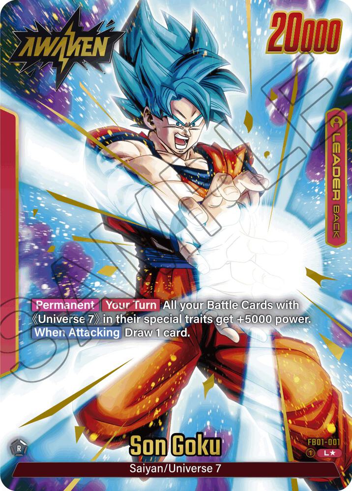 Son Goku - FB01-001 (Alternate Art) - Awakened Pulse - Dragon Ball
