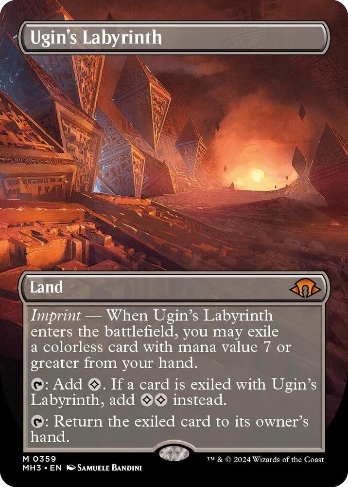 Ugin's Labyrinth (Borderless) - Modern Horizons 3 - Magic: The
