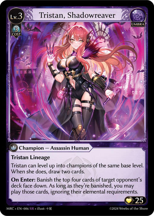 Tristan, Shadowreaver - Mercurial Heart - Grand Archive TCG
